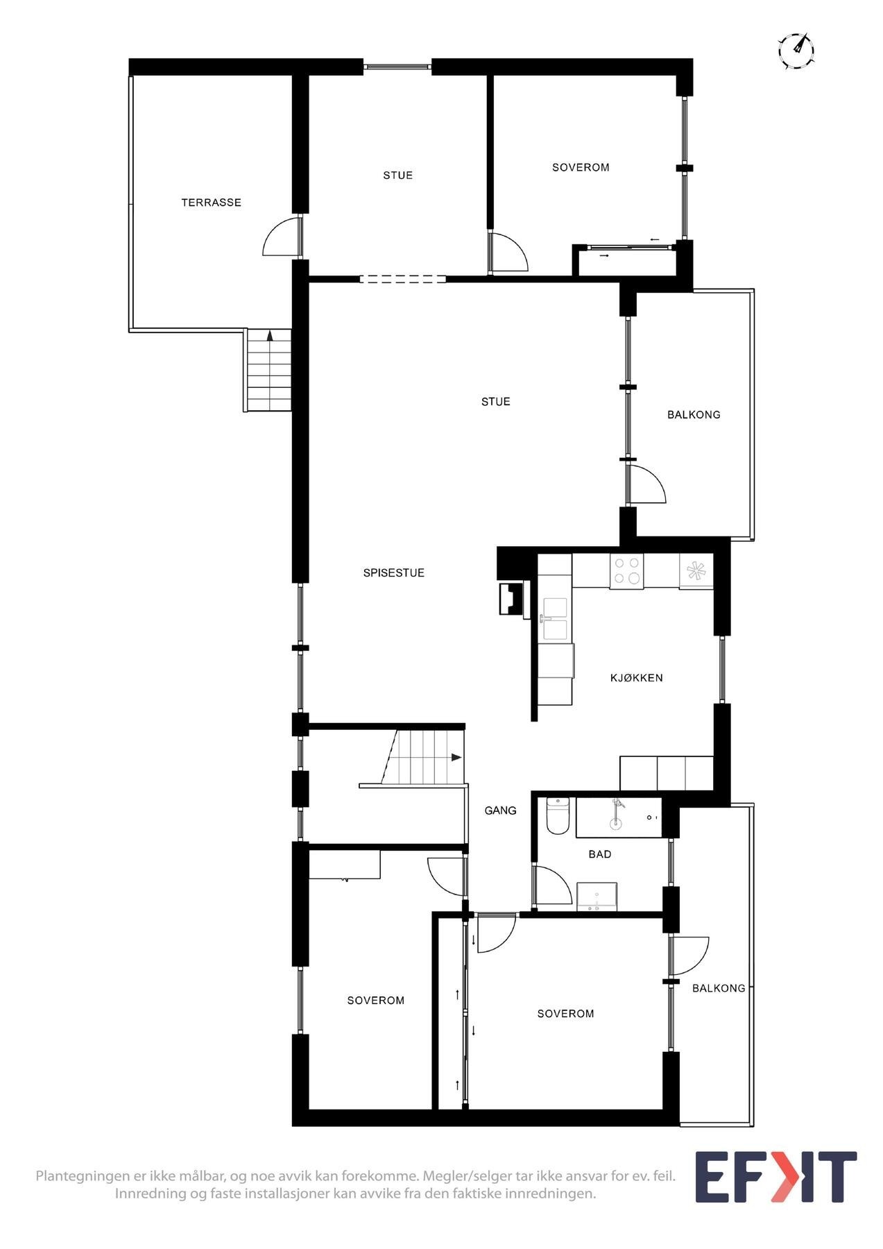 Plantegning Galleribilde