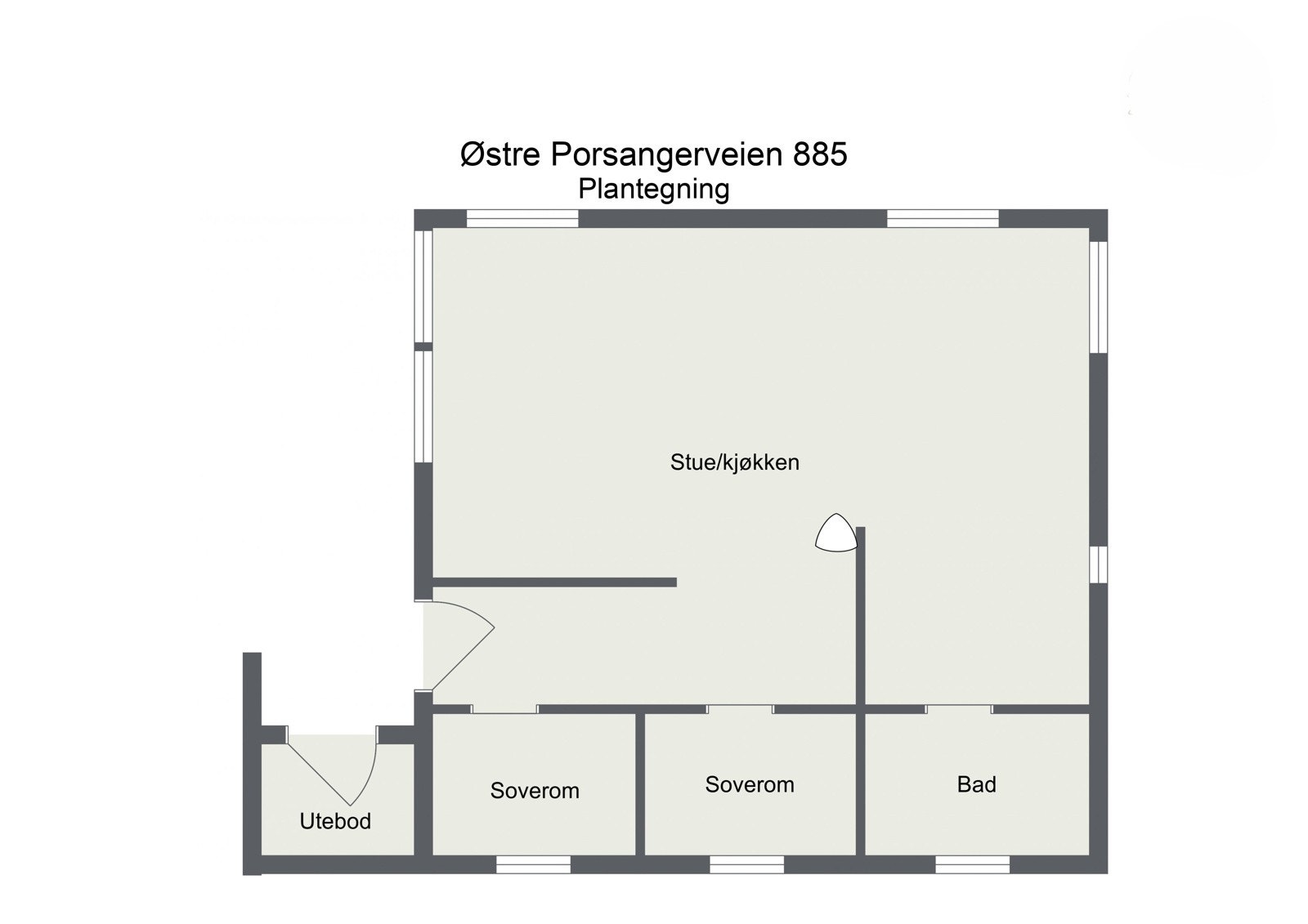 Plantegning - Ikke målbar Galleribilde