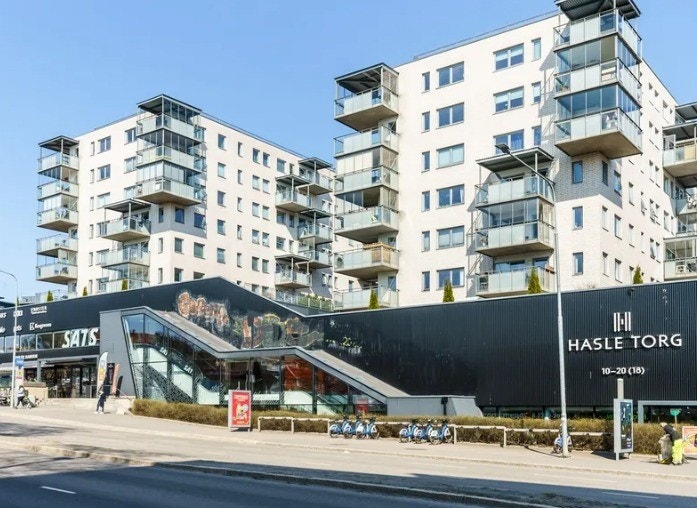 Kort gangavstand til kjøpesenter på Hasle Torg Galleribilde