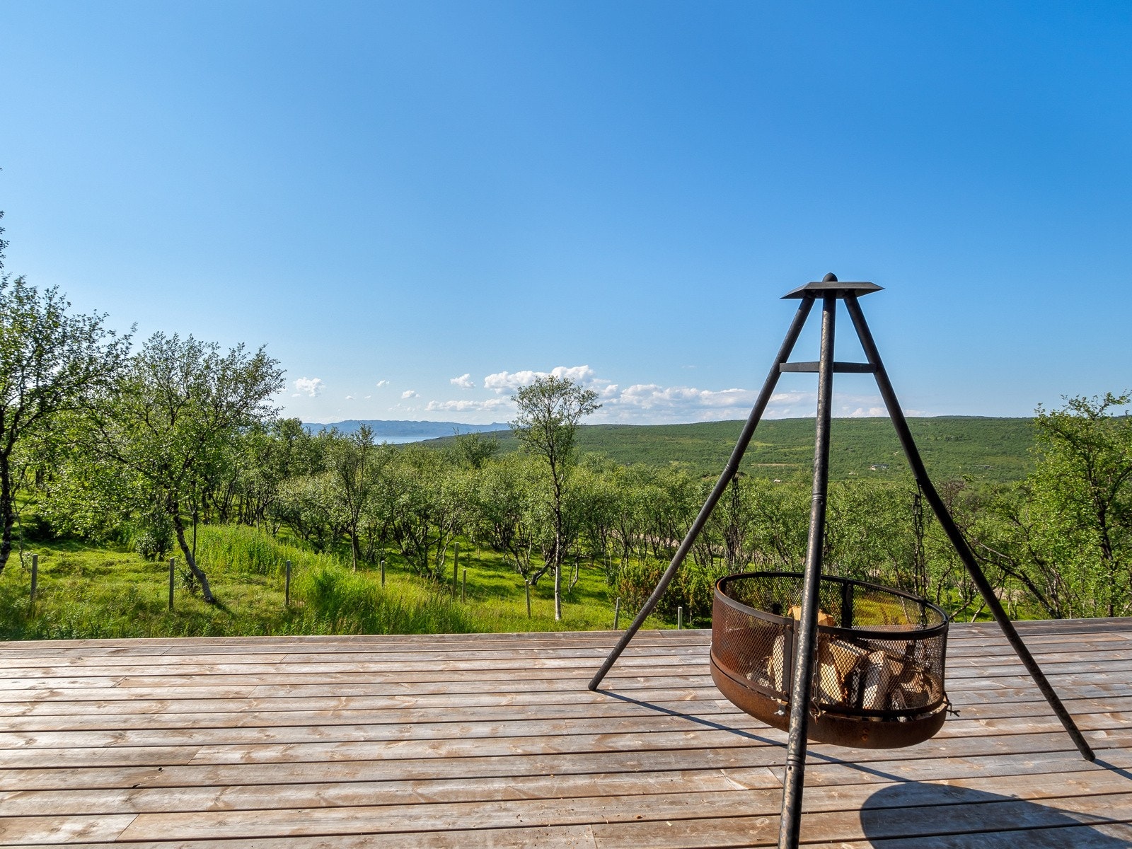 Utsikt fra verandadøren Galleribilde