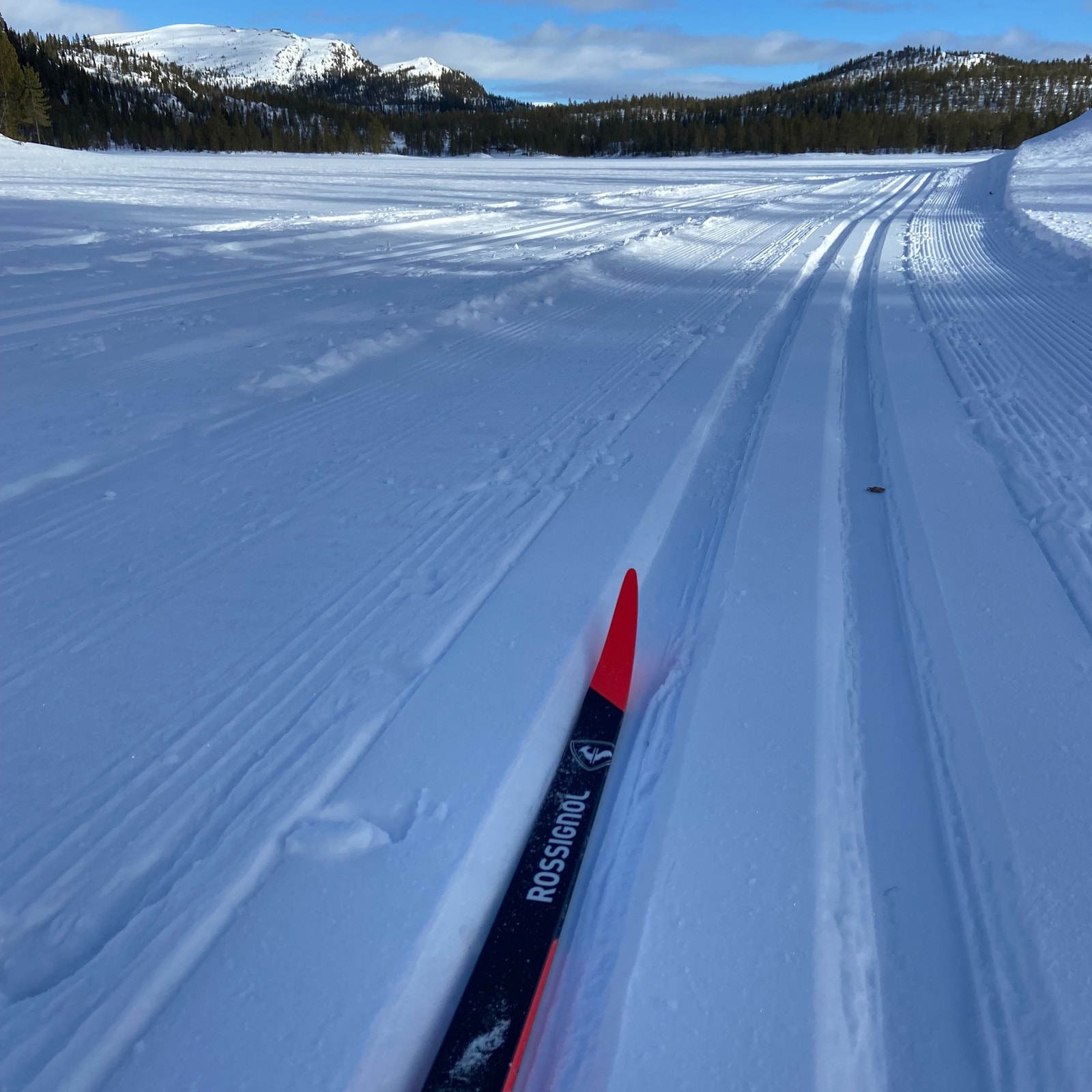 Over Storvatn med Søtelifjell i syne Galleribilde