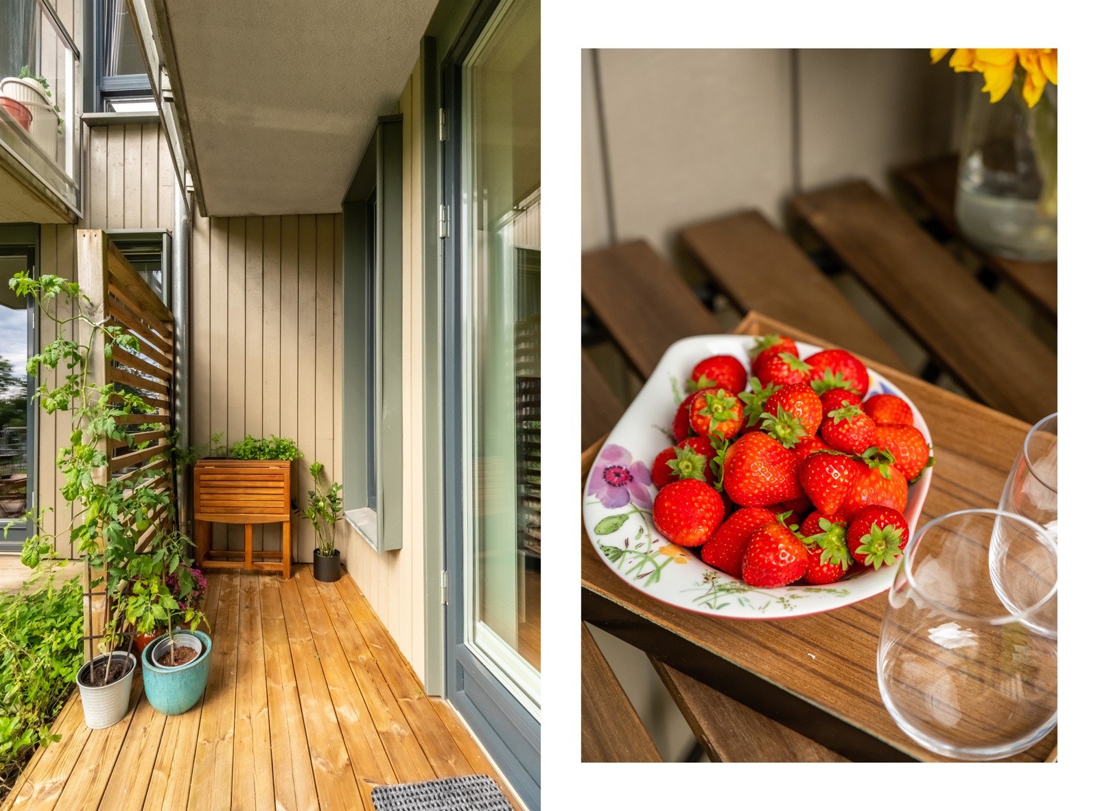 Ellers er det fin plass til både sittegruppe og grill her ute. Galleribilde