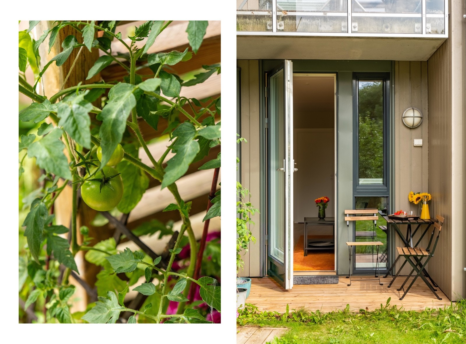 På sommeren blir terrassen en herlig forlengelse av stuen. Galleribilde