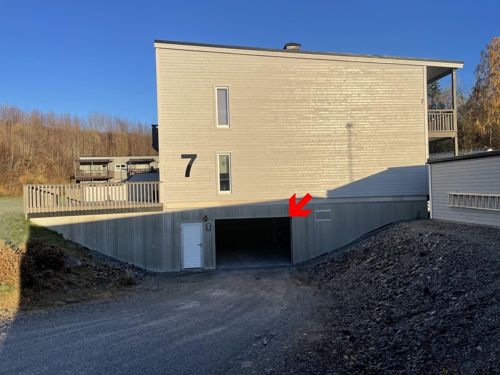 Innkjøring til parkeringskjeller Galleribilde