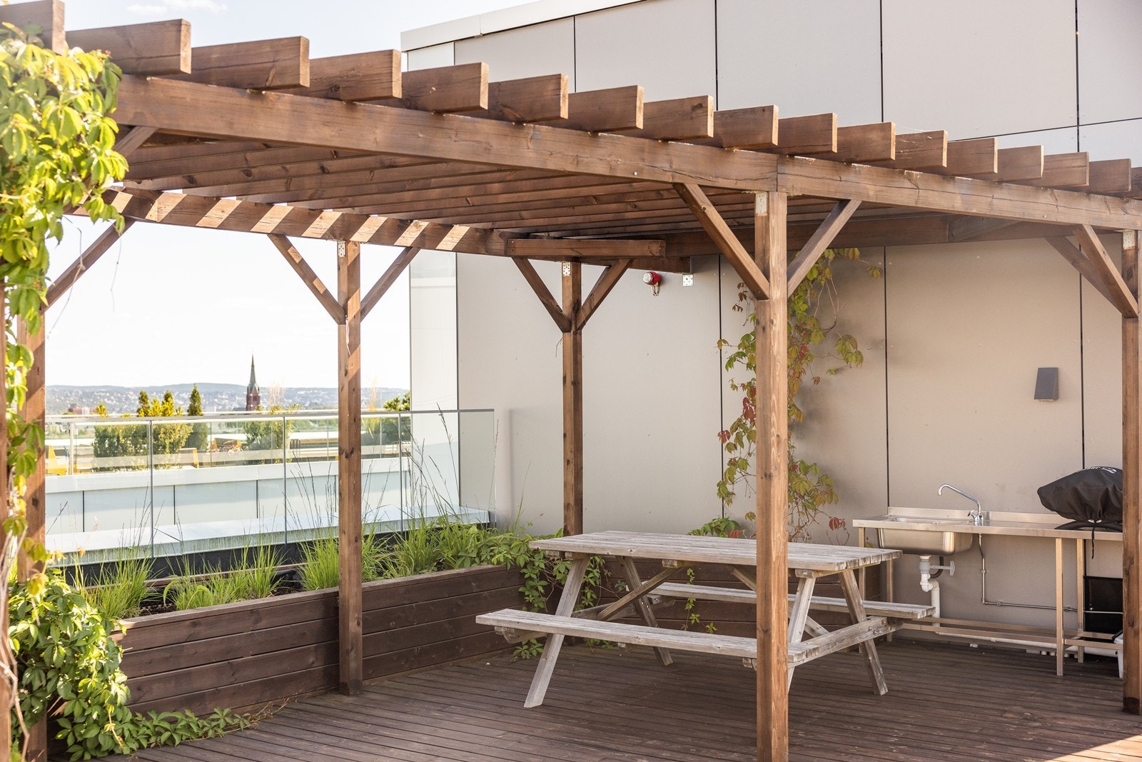 Felles takterrasse Galleribilde