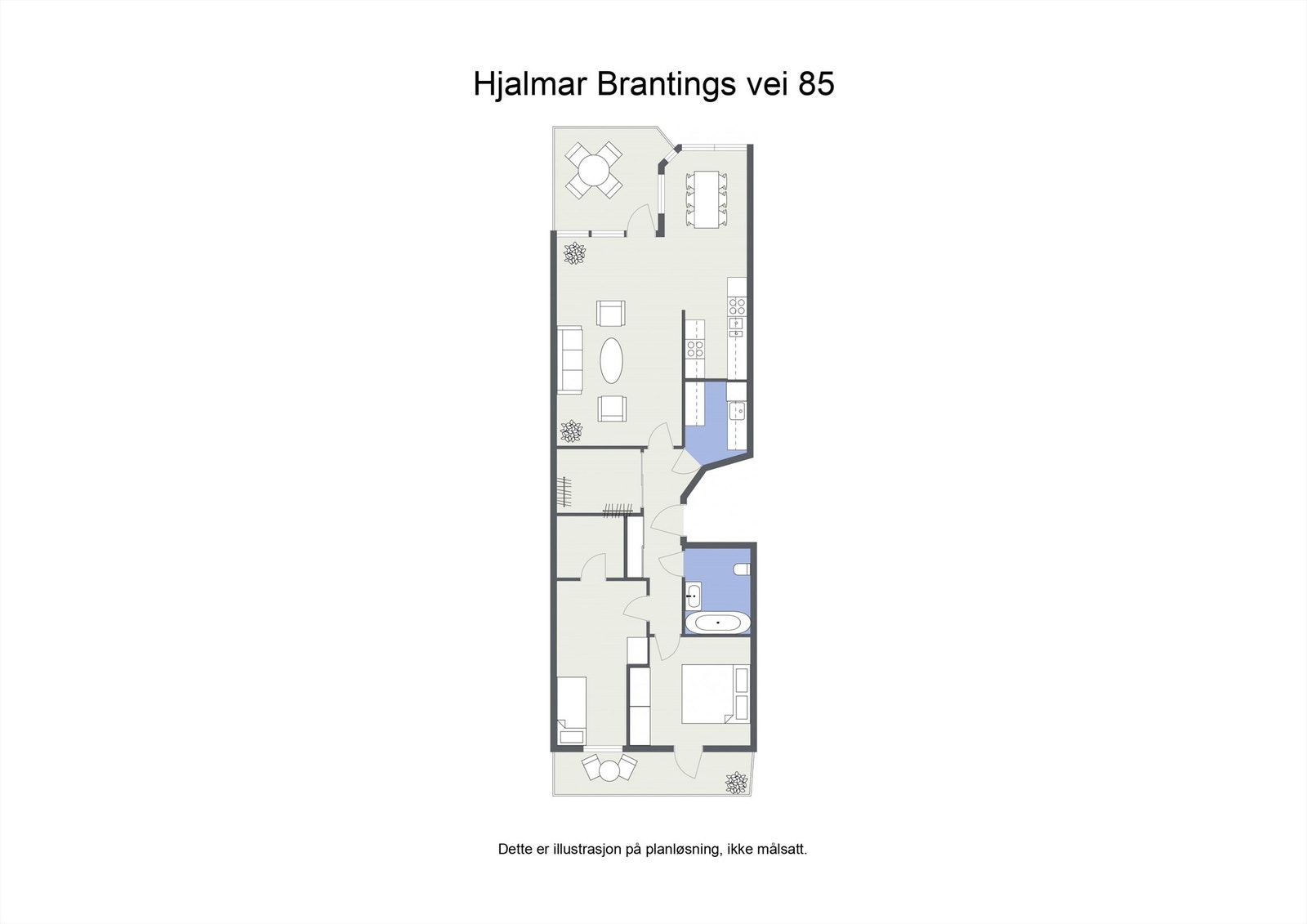 Plantegning Hjalmar Brantings vei 85.jpg Galleribilde