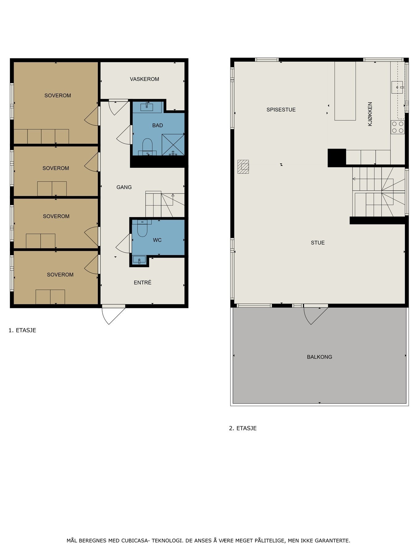 Boligen har en god planløsning Galleribilde