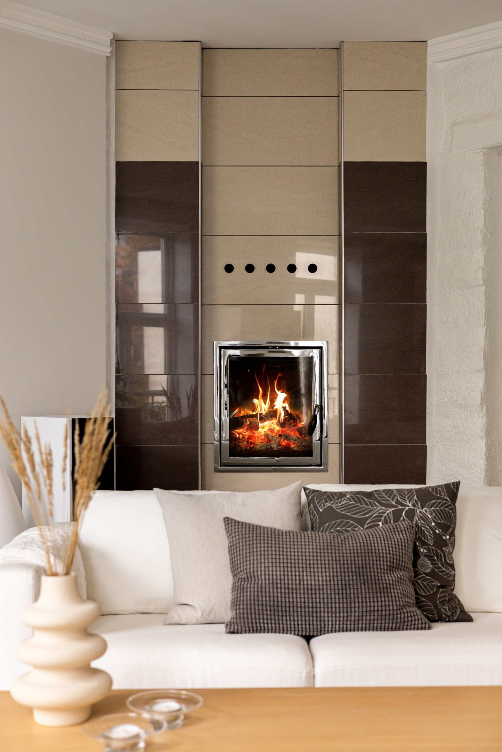 Vedovnen i hjørnet gjør det ekstra lunt og koselig nå som høsten er her. Galleribilde