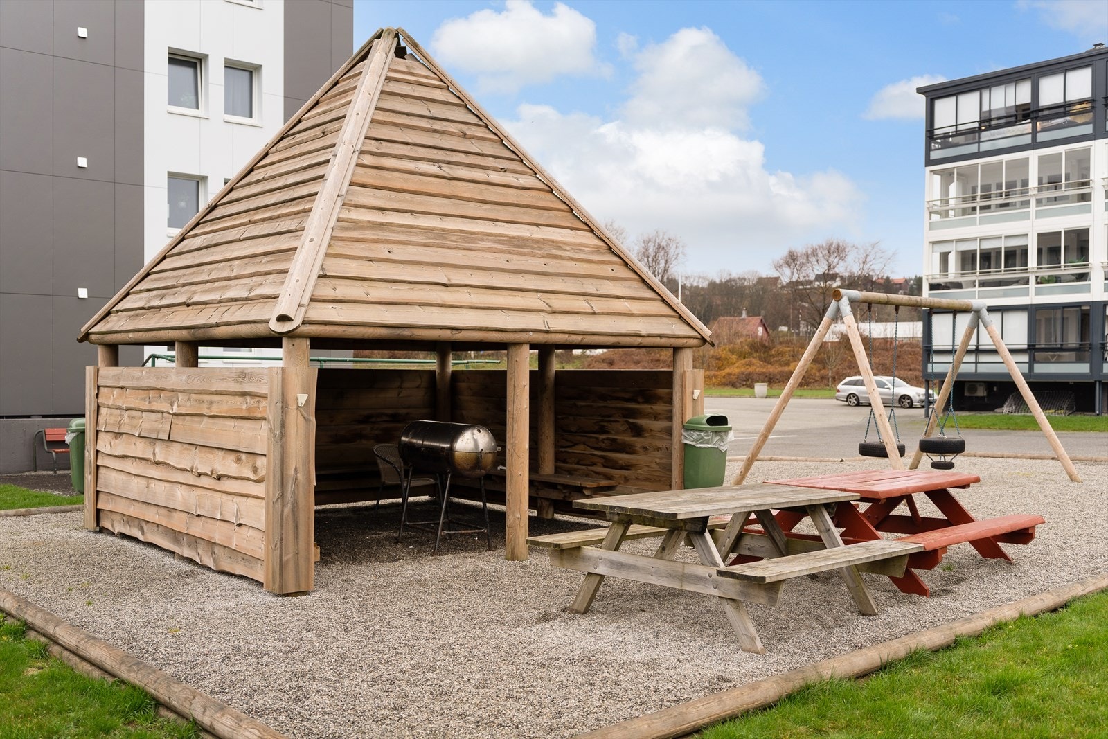 Flotte lekeplass på fellesområdet Galleribilde