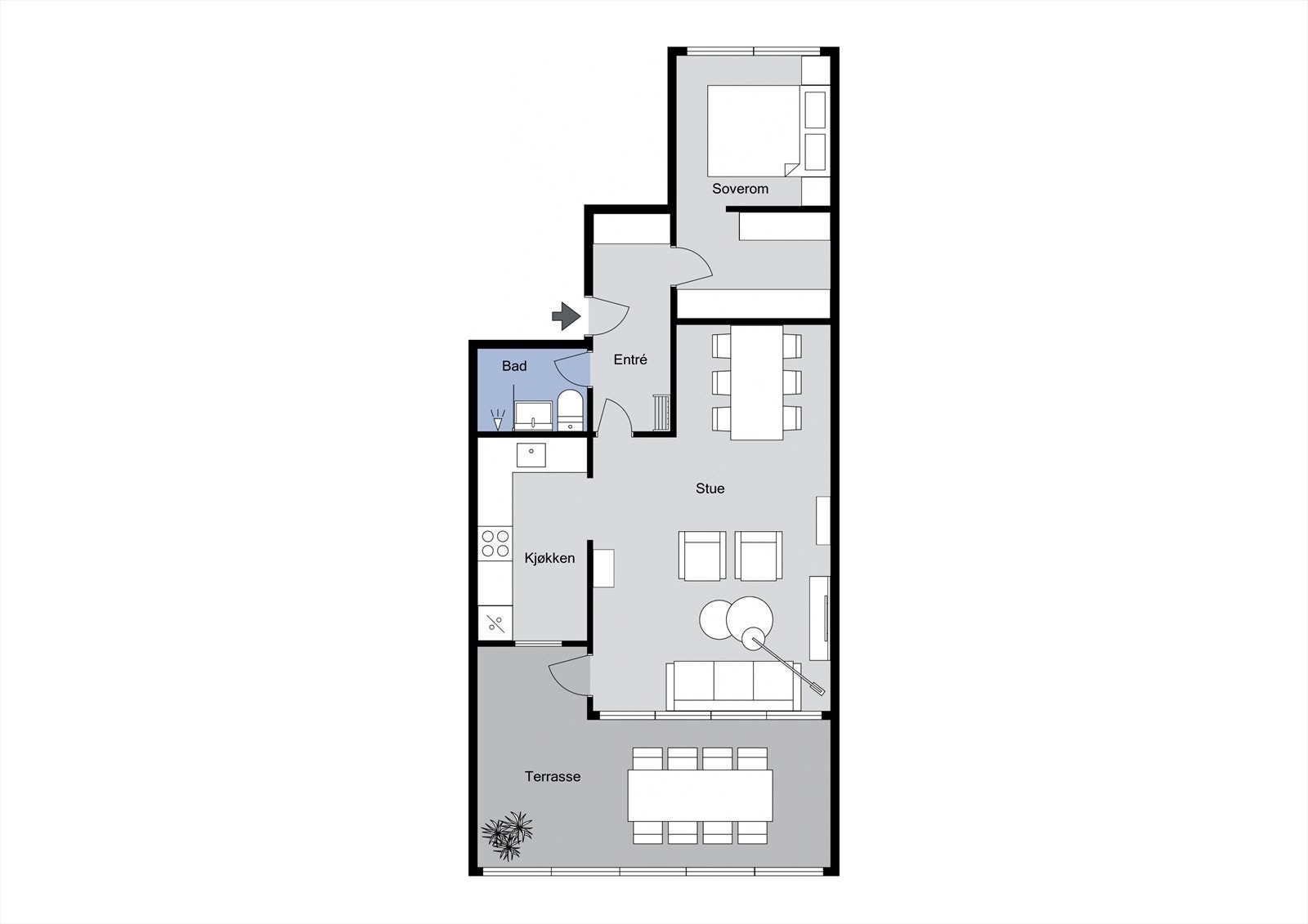 Plantegning - 2. etasje Galleribilde