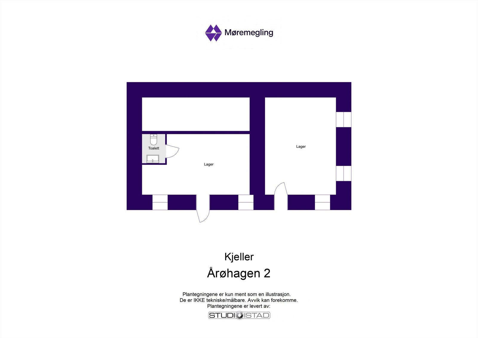 Planløsning kjeller Galleribilde