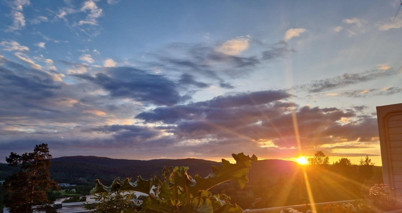 Vestvendt beliggnehet med fantastiske solforhold. Galleribilde