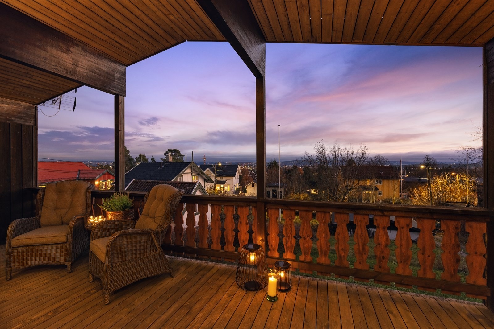 Flott utsikt mot området og Oslofjorden! Galleribilde