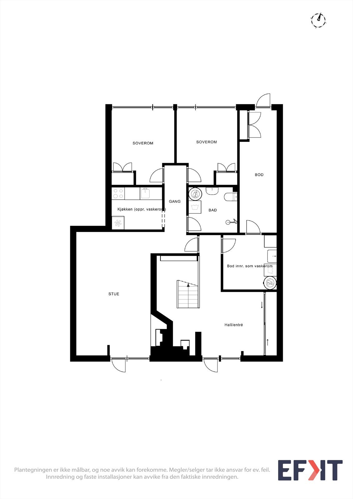 Plantegning underetasje. Galleribilde