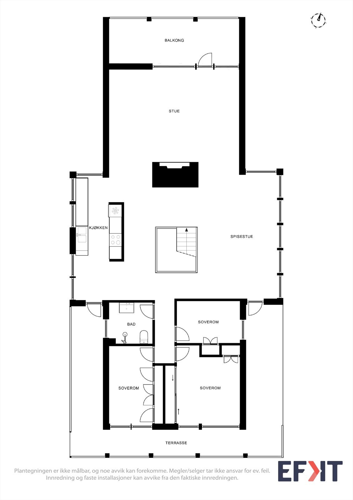 Plantegning 1. etasje. Galleribilde