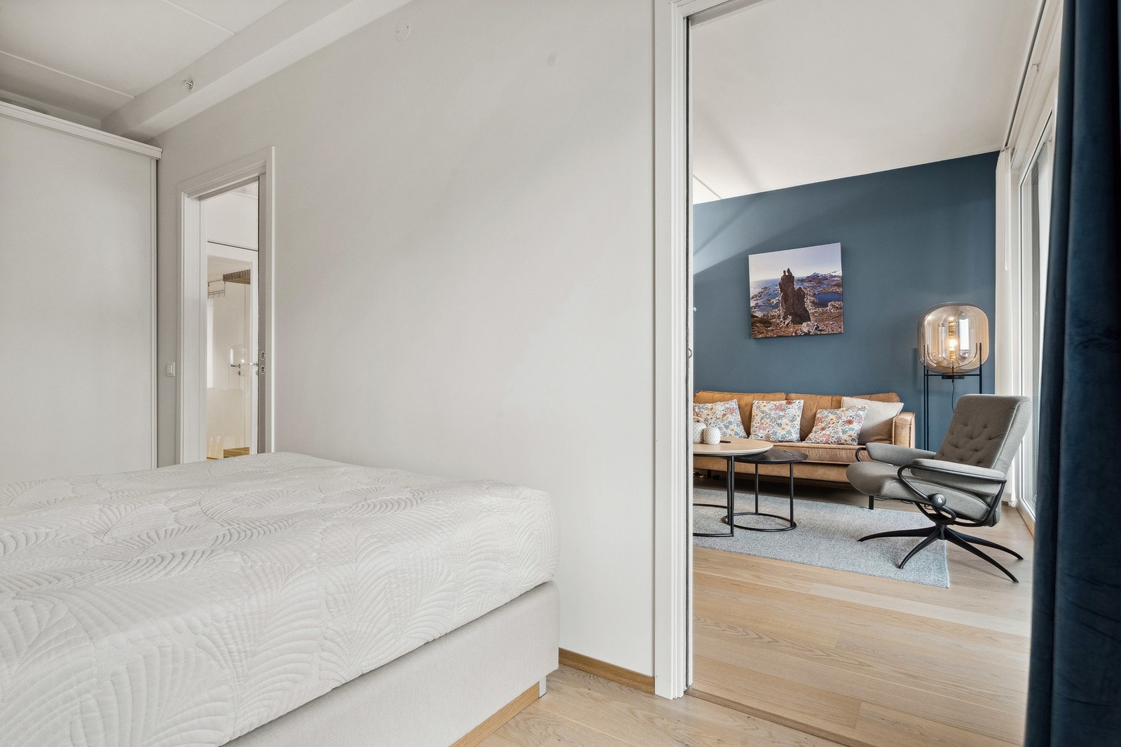 Soverommet mot stuen Galleribilde