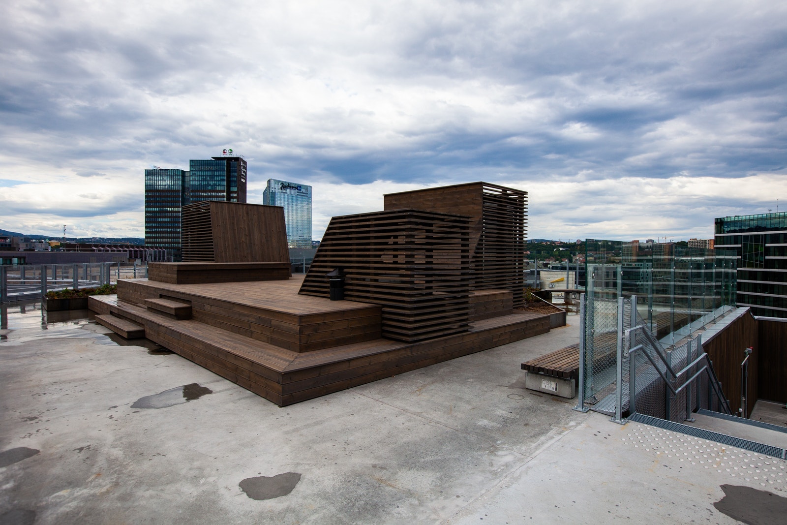 Takterrasse Galleribilde