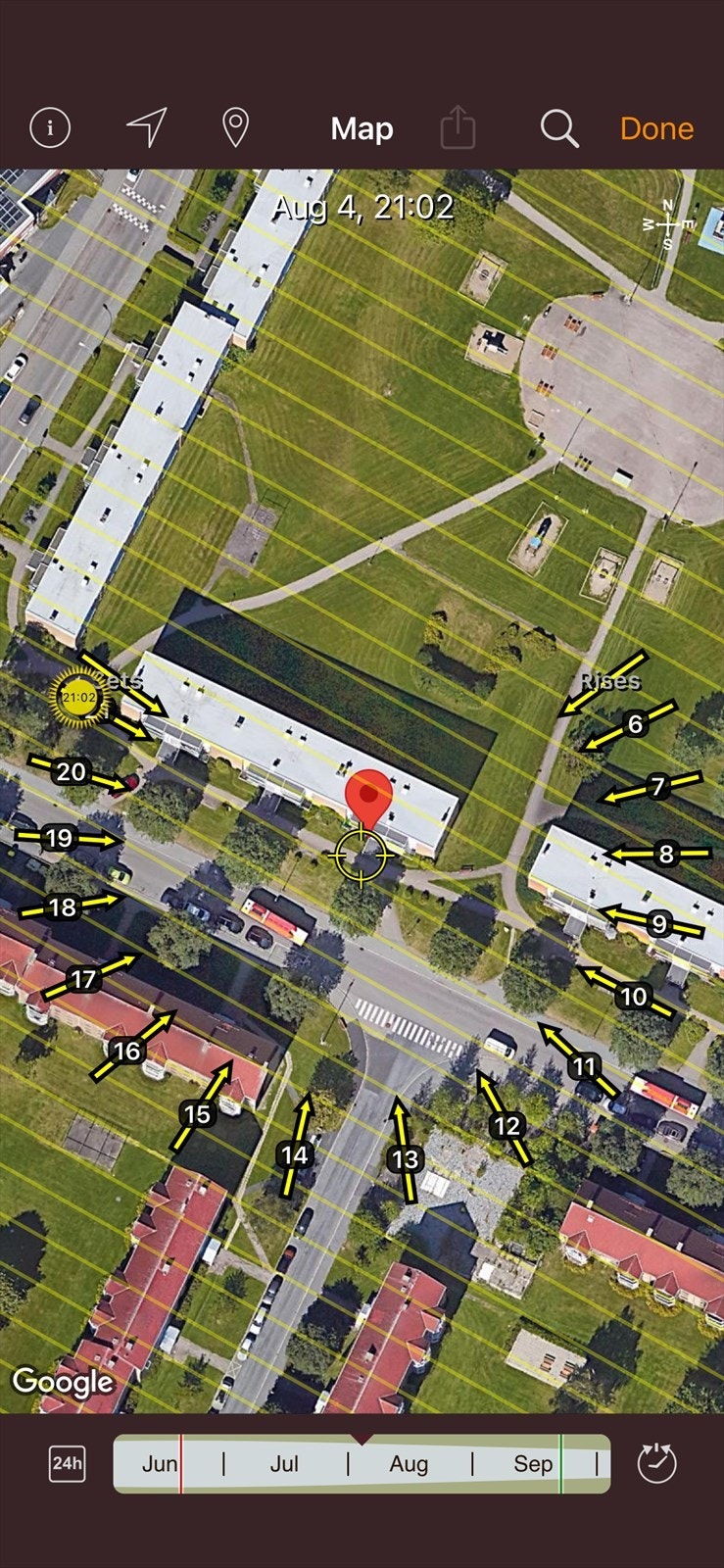 Solforhold sommertid Galleribilde