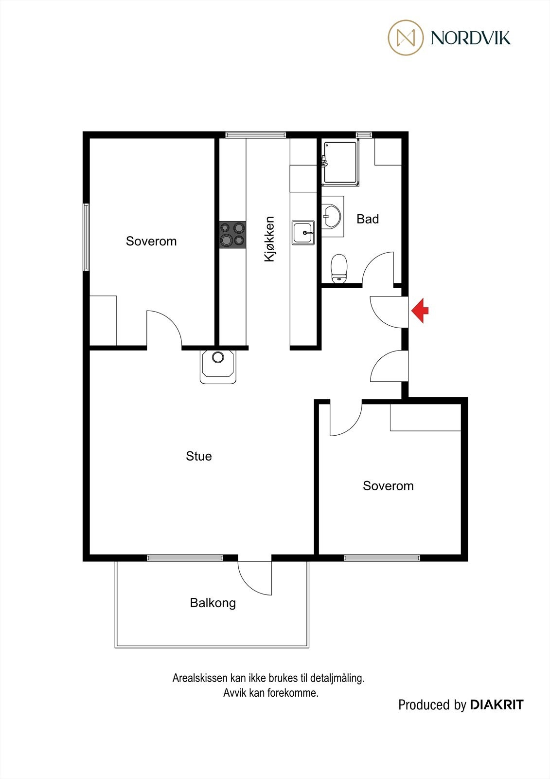 Plantegning Galleribilde