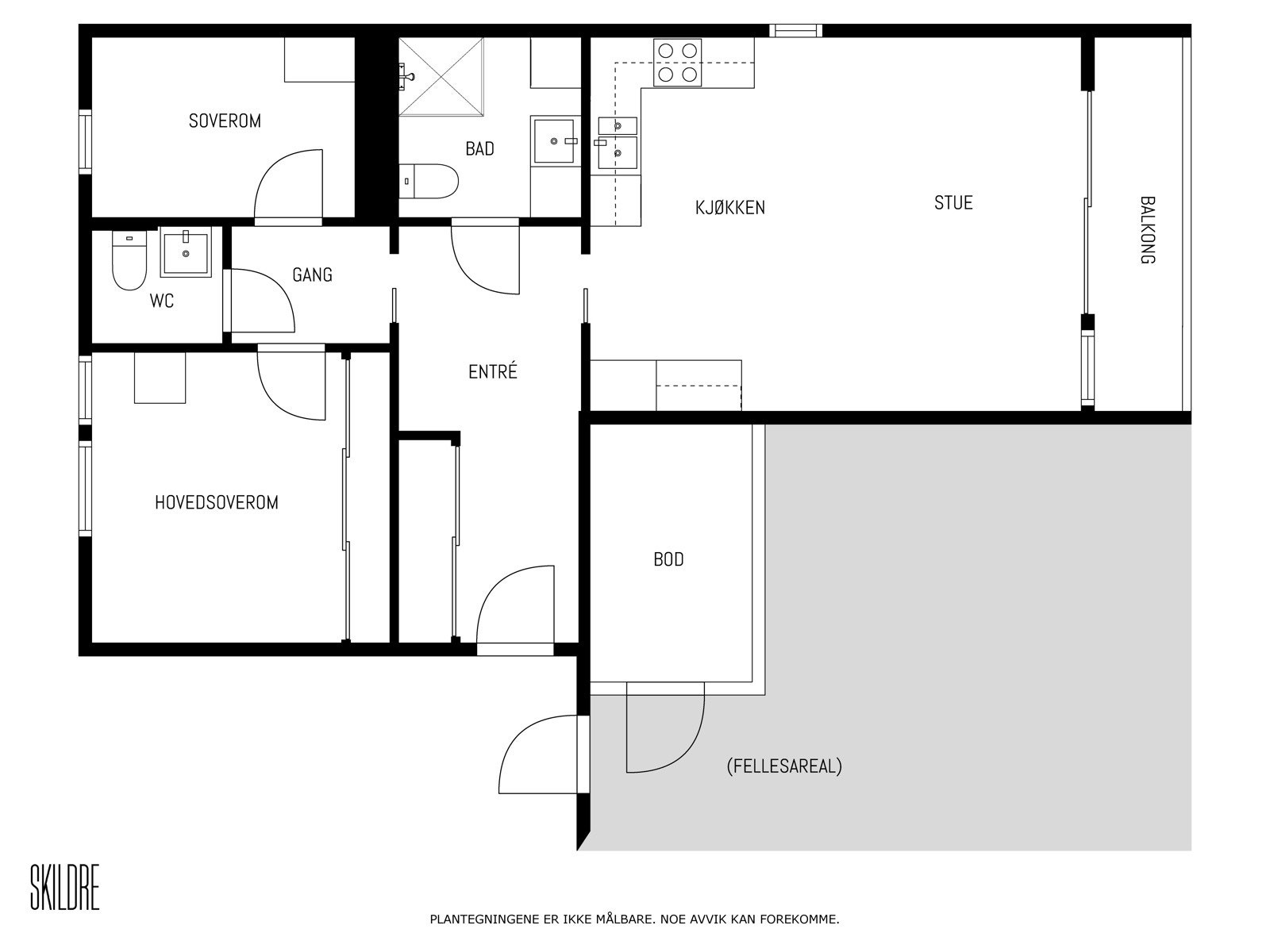 Plantegning Galleribilde