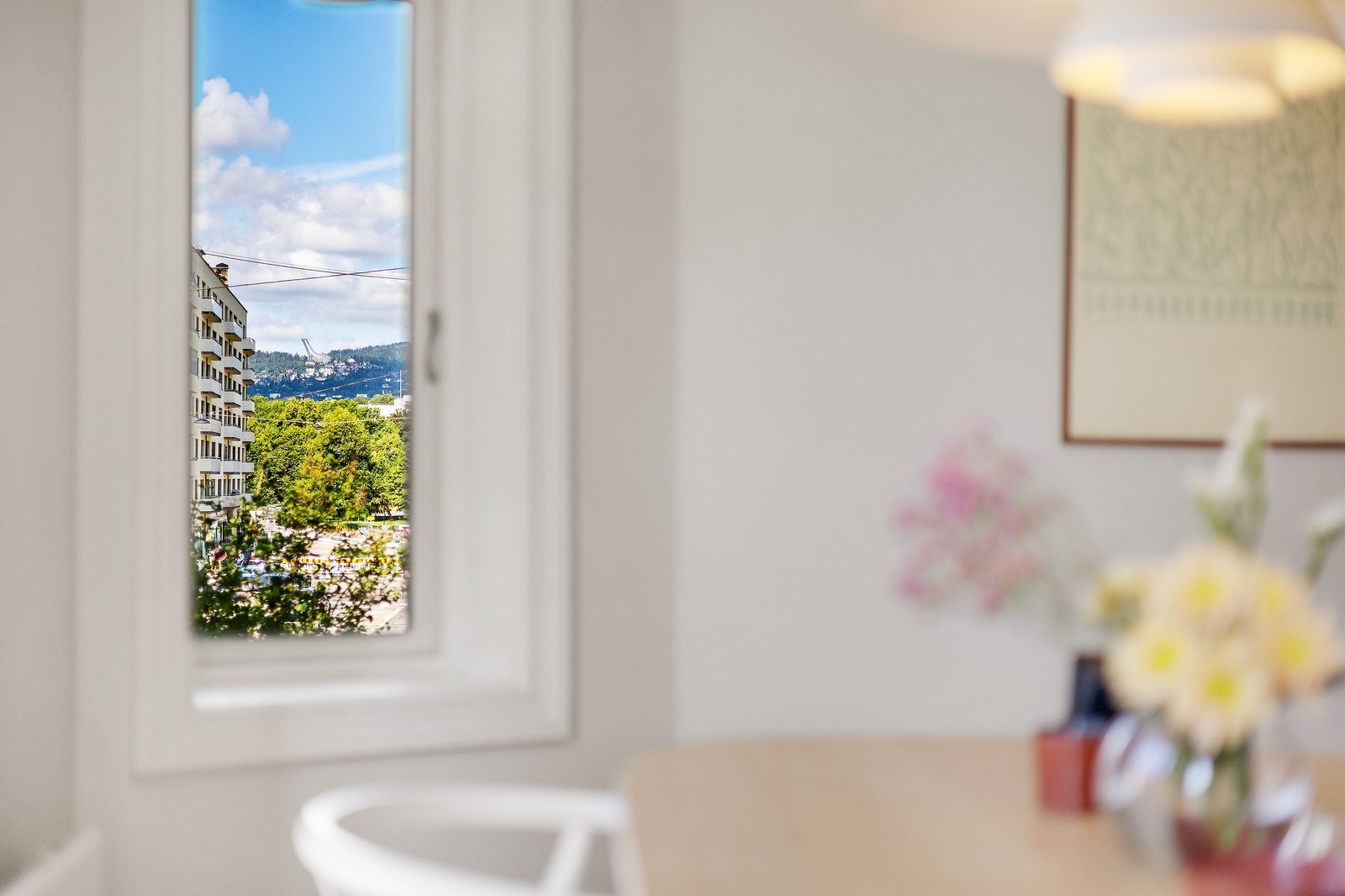 Utsikt fra kjøkkenvindu. Galleribilde