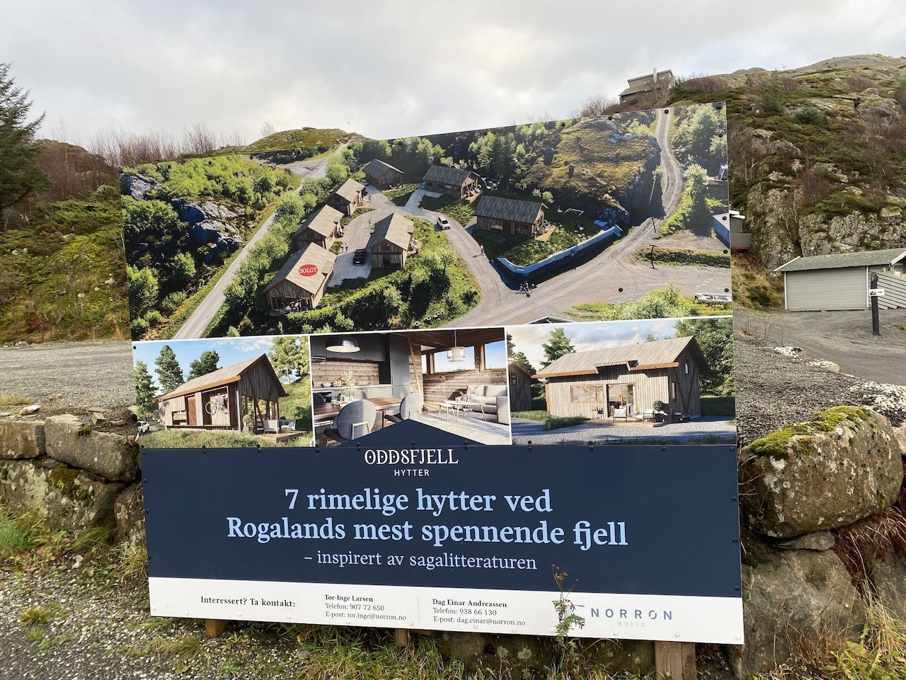 Den nedlagte campingplassen skal bygges ut med småhytter. Galleribilde