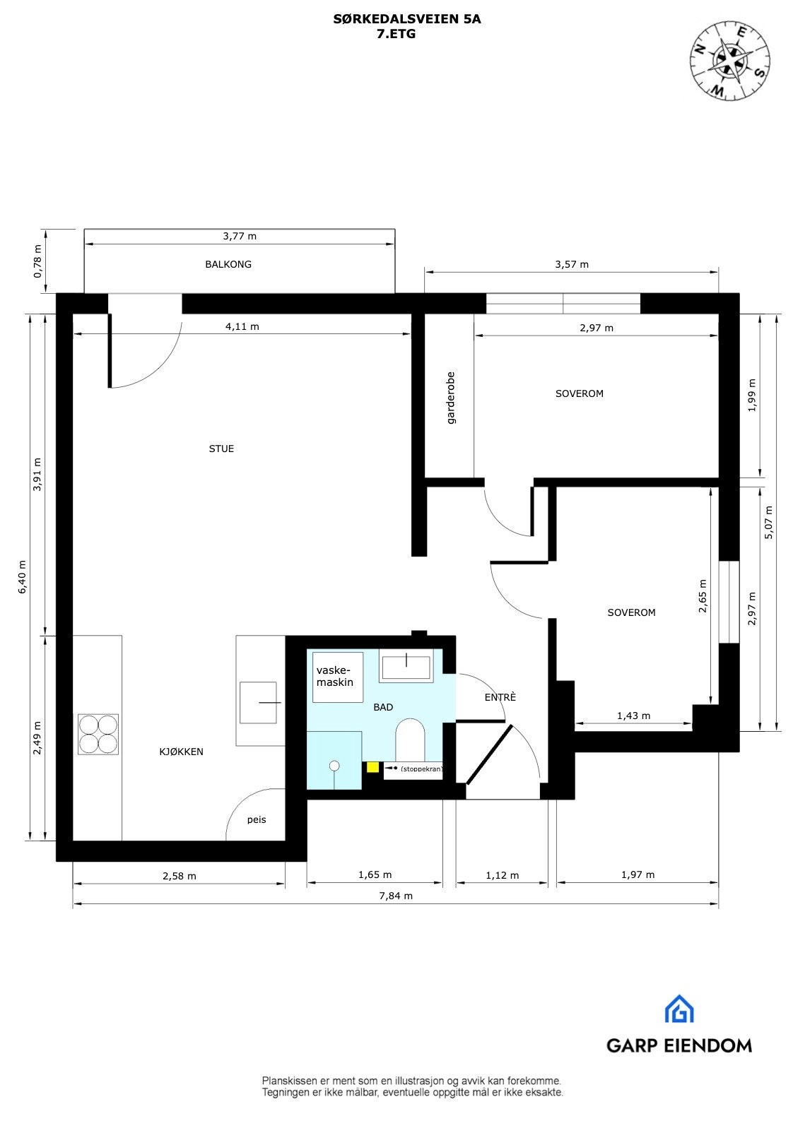 Plantegning Galleribilde