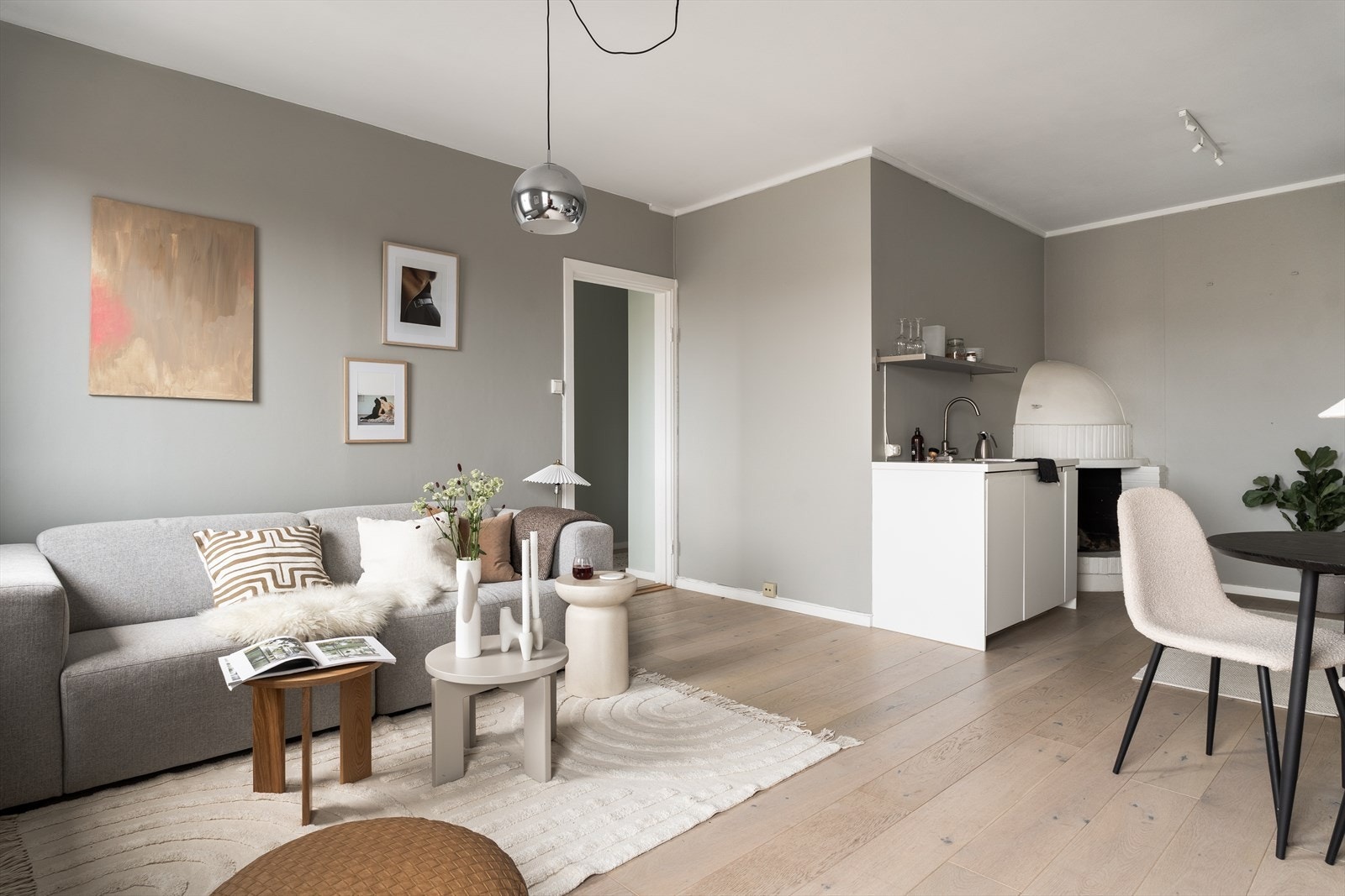 I de byggemeldte tegningene er det opprinnelig tegnet inn kjøkken hvor det i dag er soverom. Dette er ikke søknadspliktig arbeid. Galleribilde