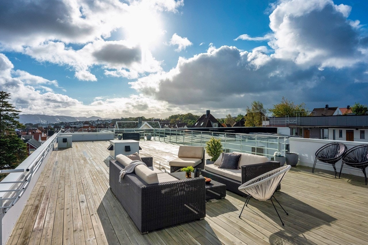 Felles takterrasse Galleribilde