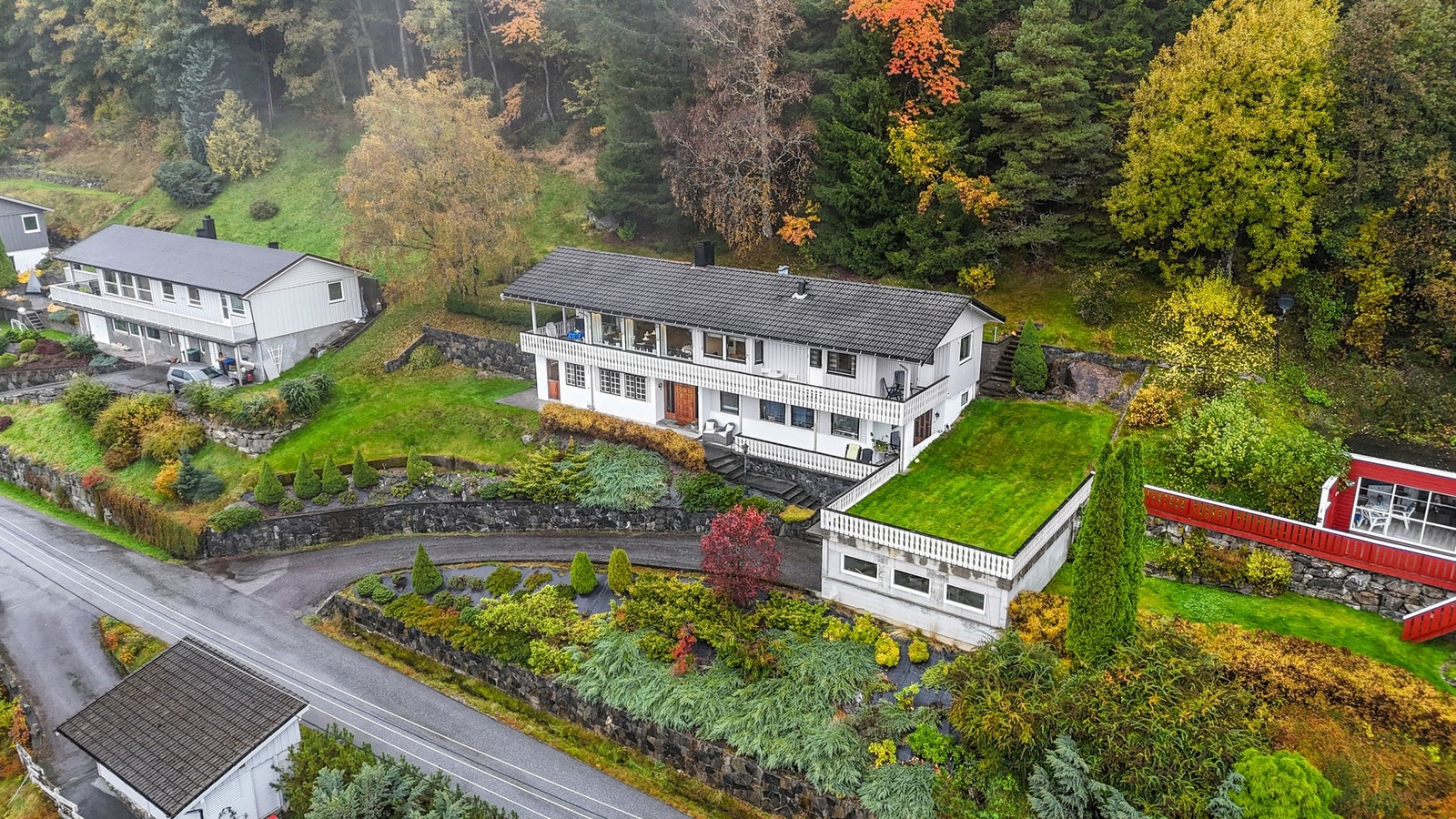 Dronefoto. Galleribilde