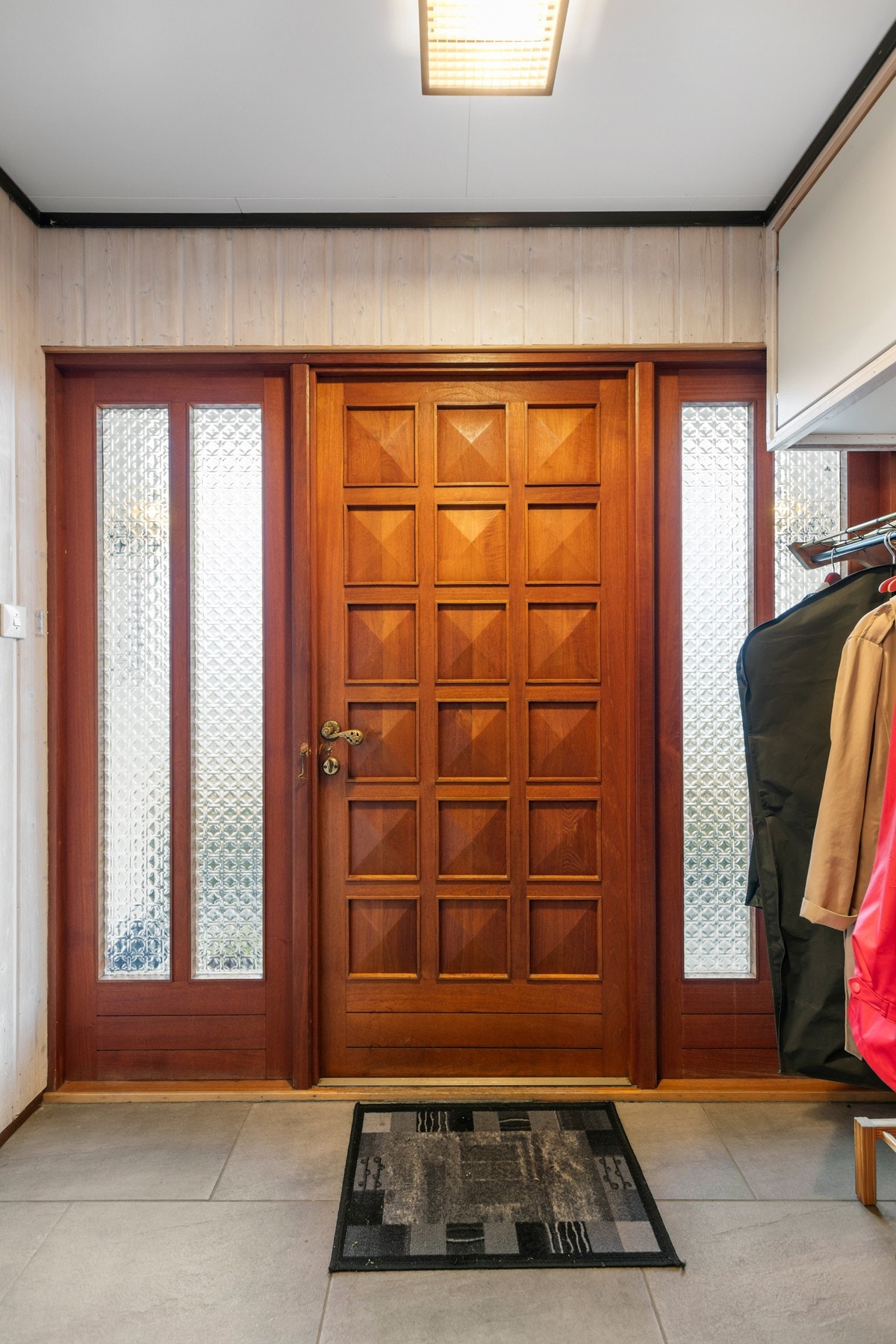 Flislagt vindfang. Galleribilde