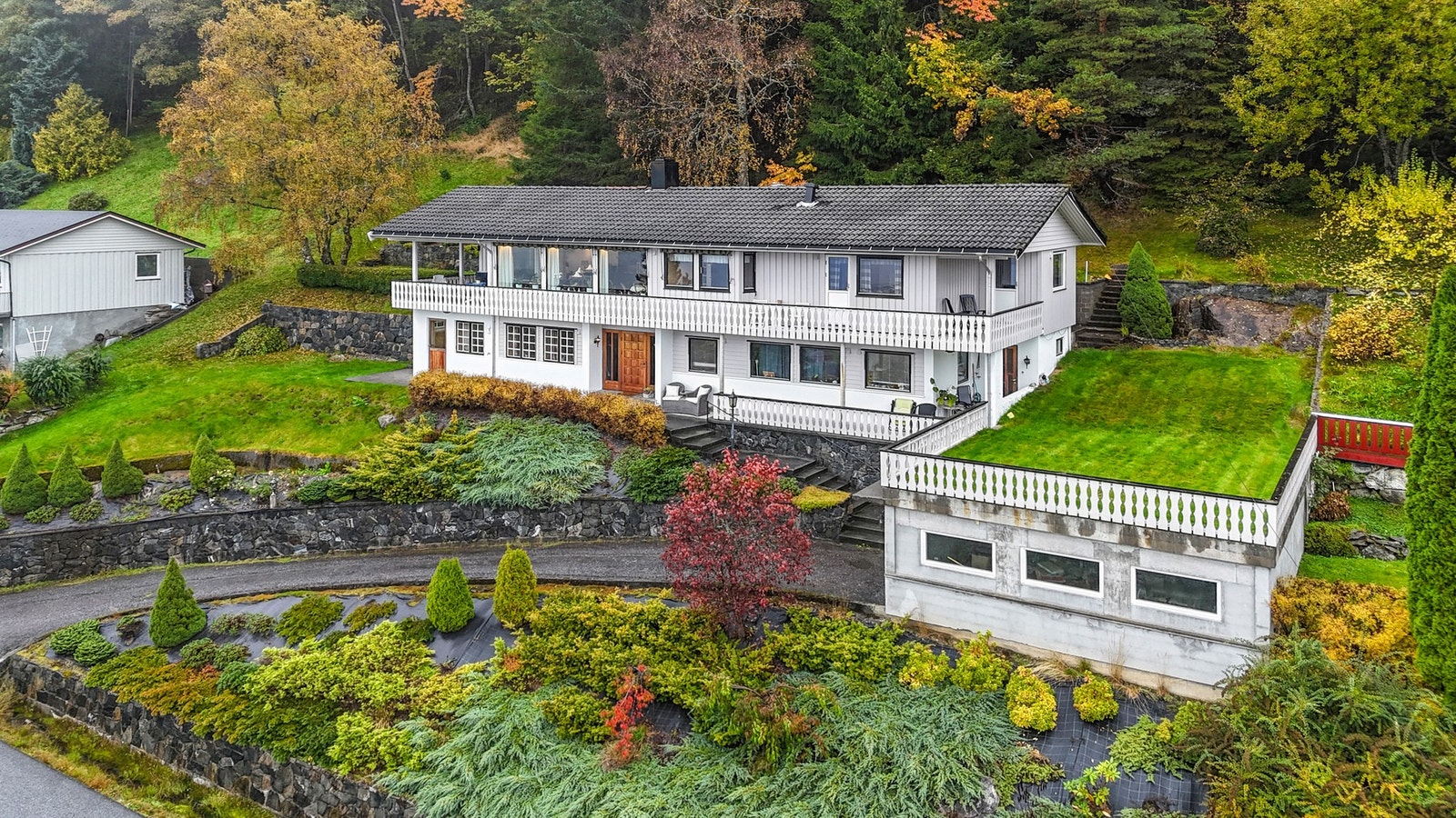 Dronefoto. Galleribilde