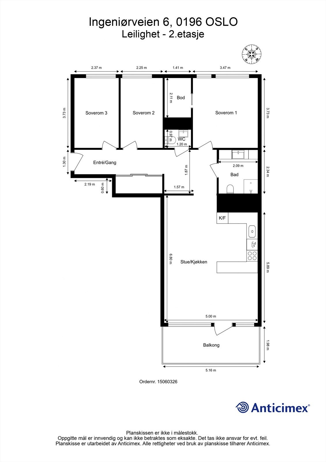 Plantegning Galleribilde