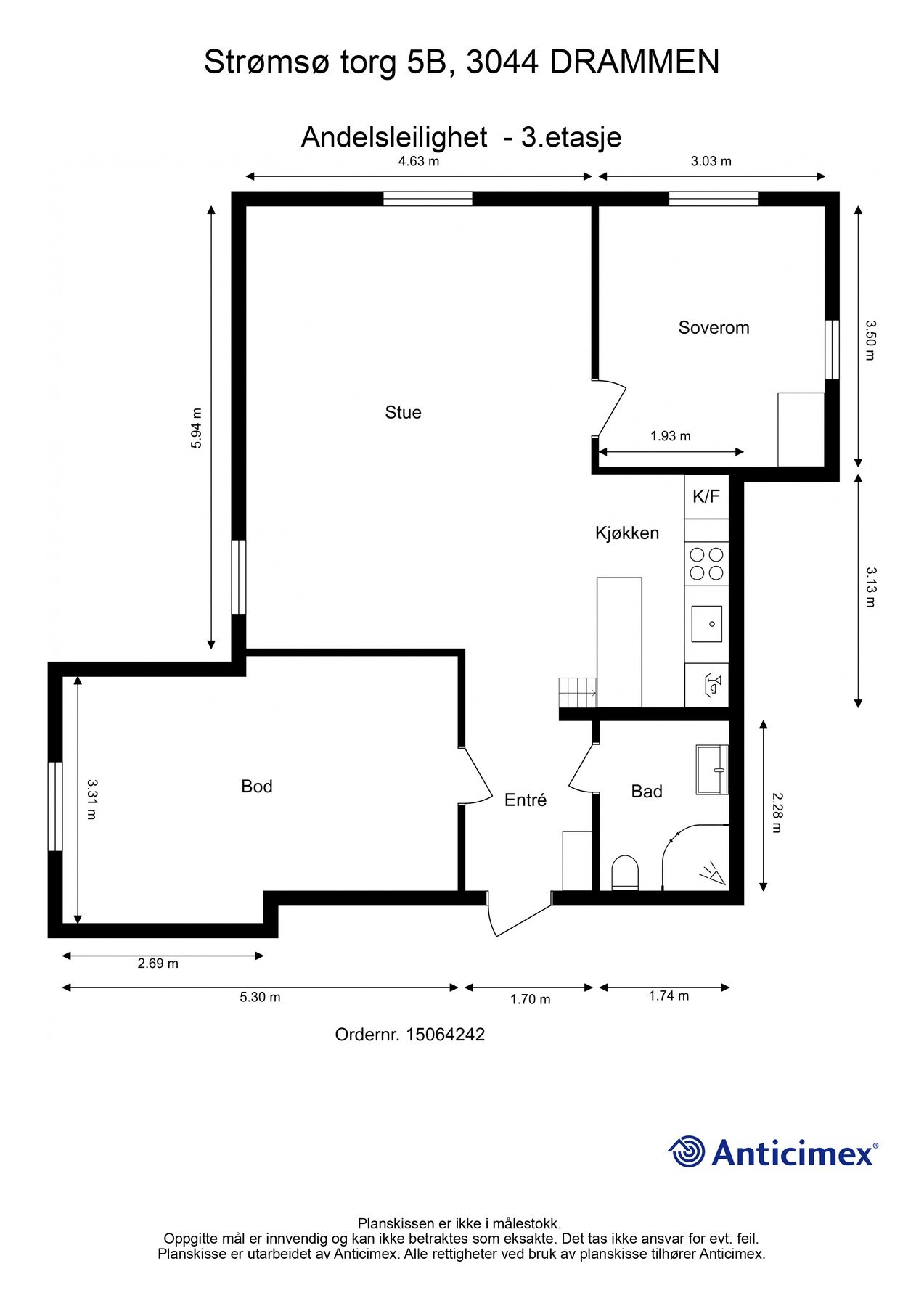 Plantegning Galleribilde