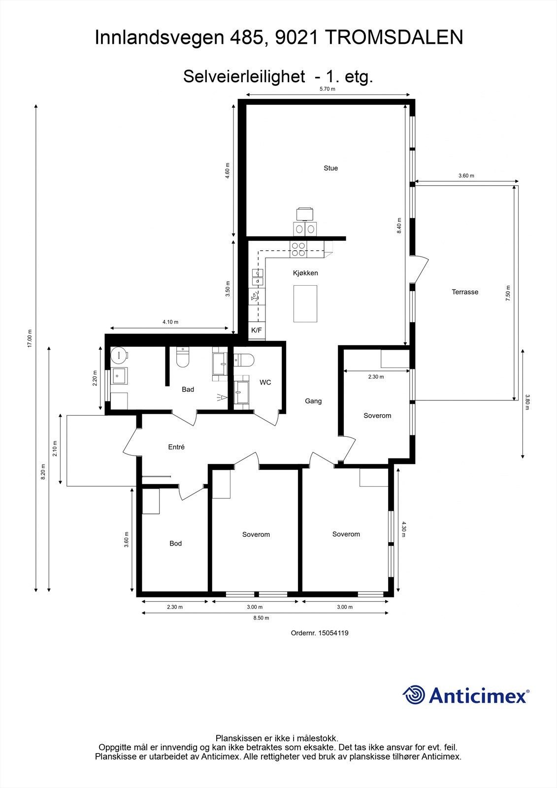 Plantegning Galleribilde