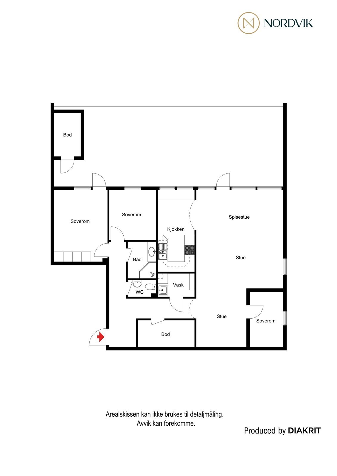 Plantegning Galleribilde