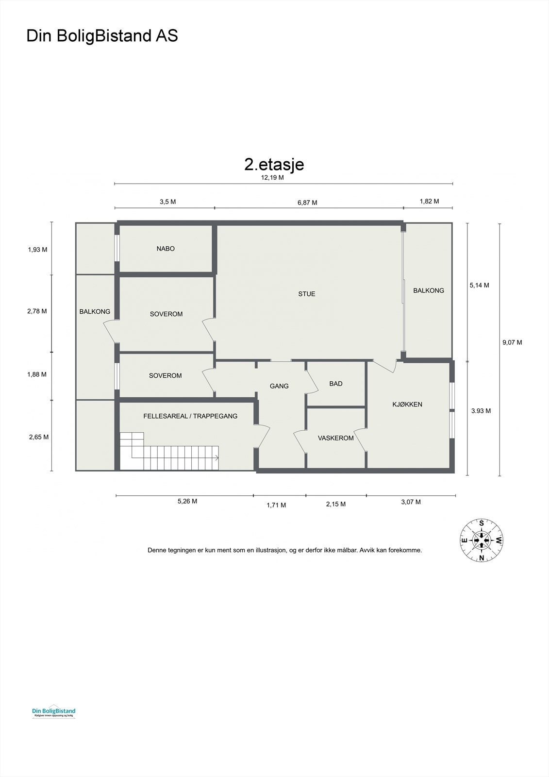Plantegning, 2.etasje Galleribilde