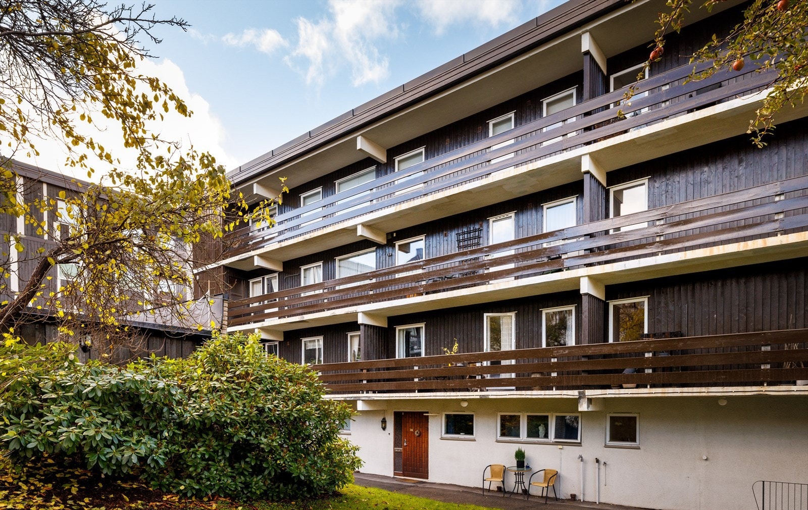 Leiligheten er gjennomgående med balkong på begge sider. Galleribilde