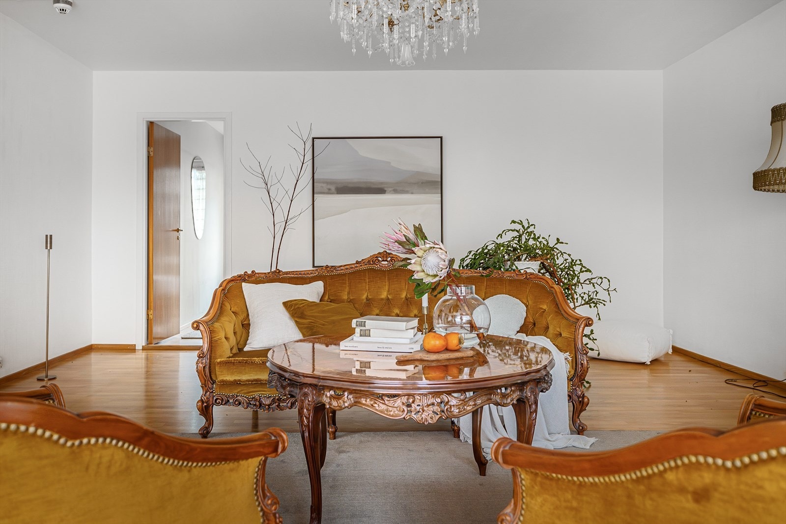 Det er litt over gjennomsnittet høyt under taket, ikke mye, men nok til å gi den lille ekstra luftigheten. Galleribilde