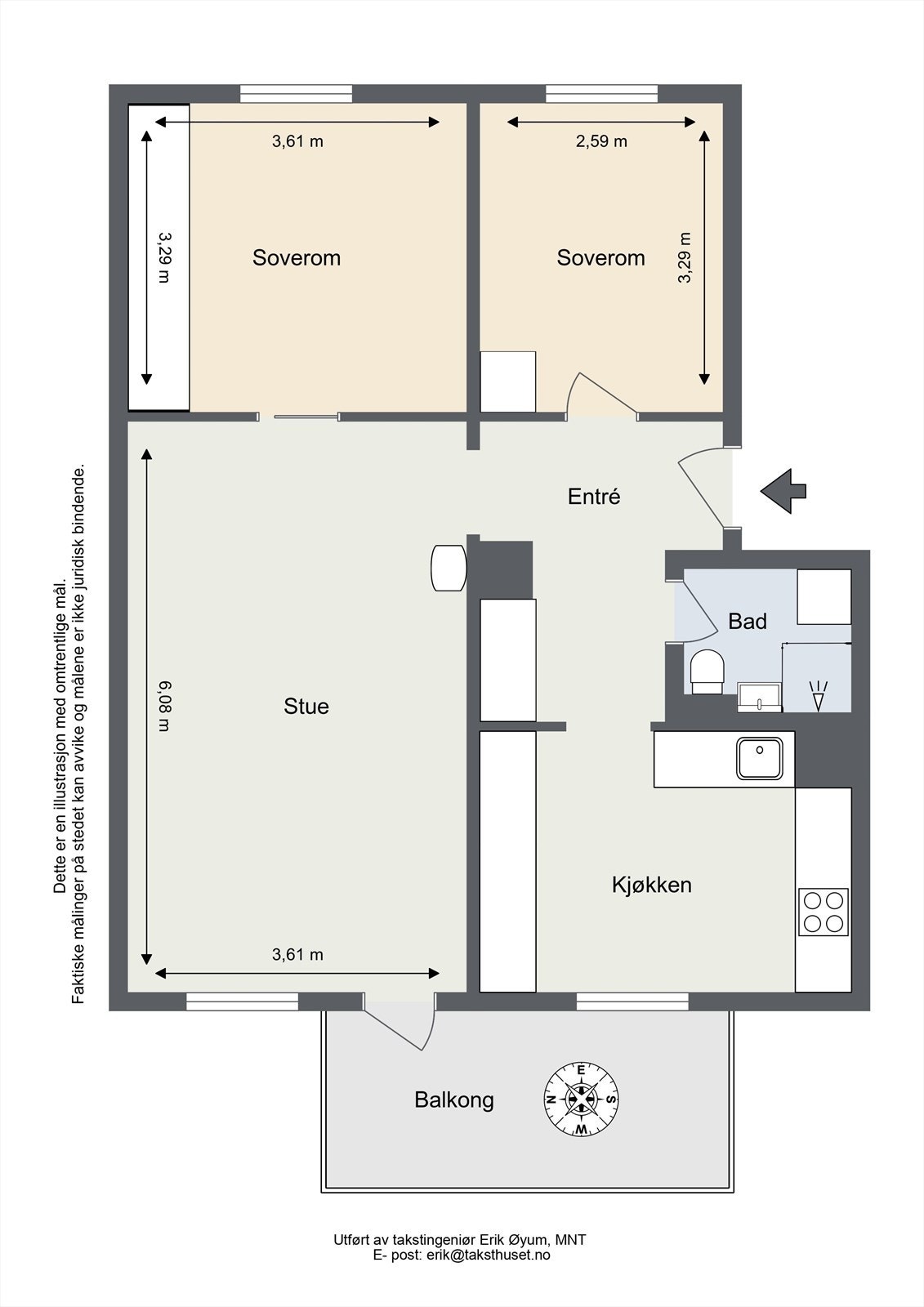 Plantegning Galleribilde