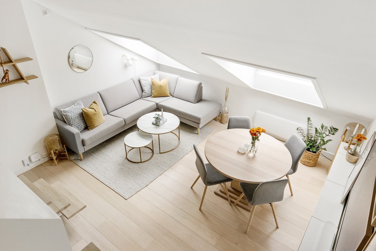 Ved innbetaling av andel fellesgjelden vil totale felleskostnader kun være på 3 454,- pr. mnd. Galleribilde