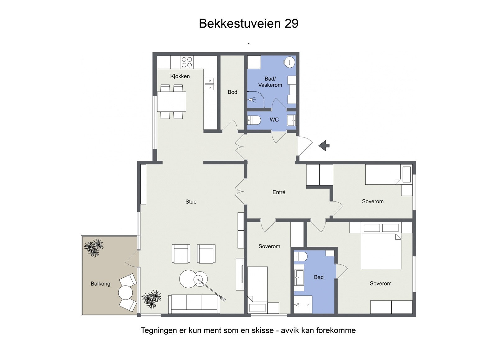 Plantegning. Galleribilde