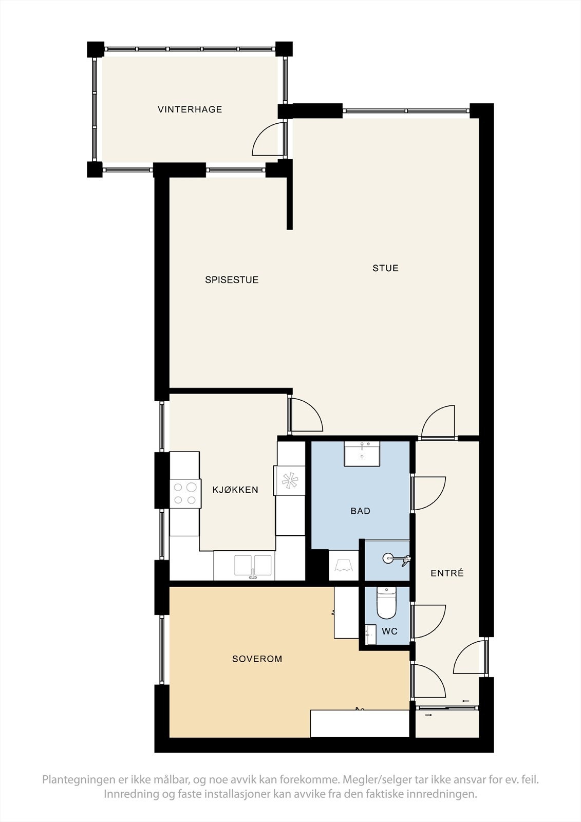 Plantegning Galleribilde