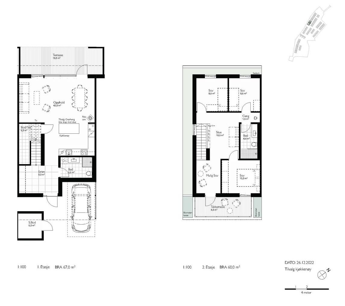 Planskisser Galleribilde