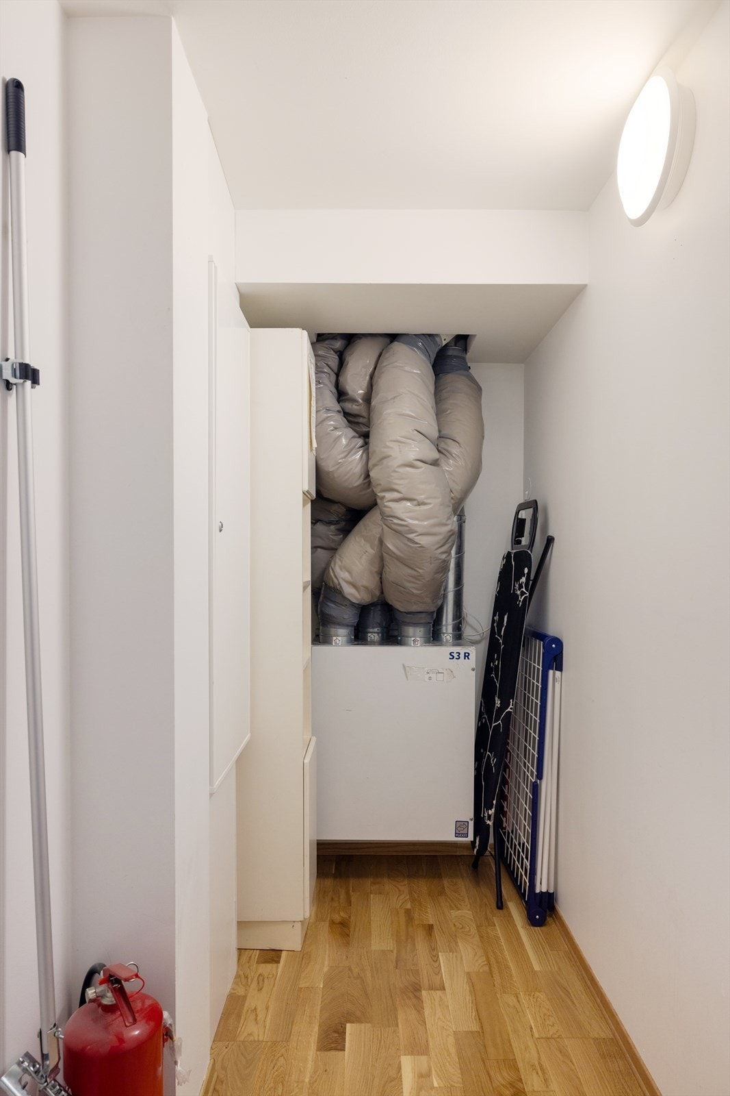 Leiligheten har også en funksjonell innvendig bod som er praktisk til oppbevaring. Galleribilde