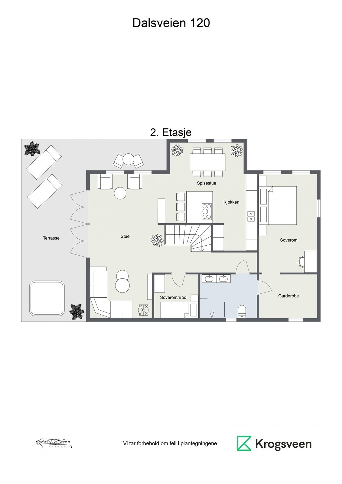 Plantegning 2.etg Galleribilde