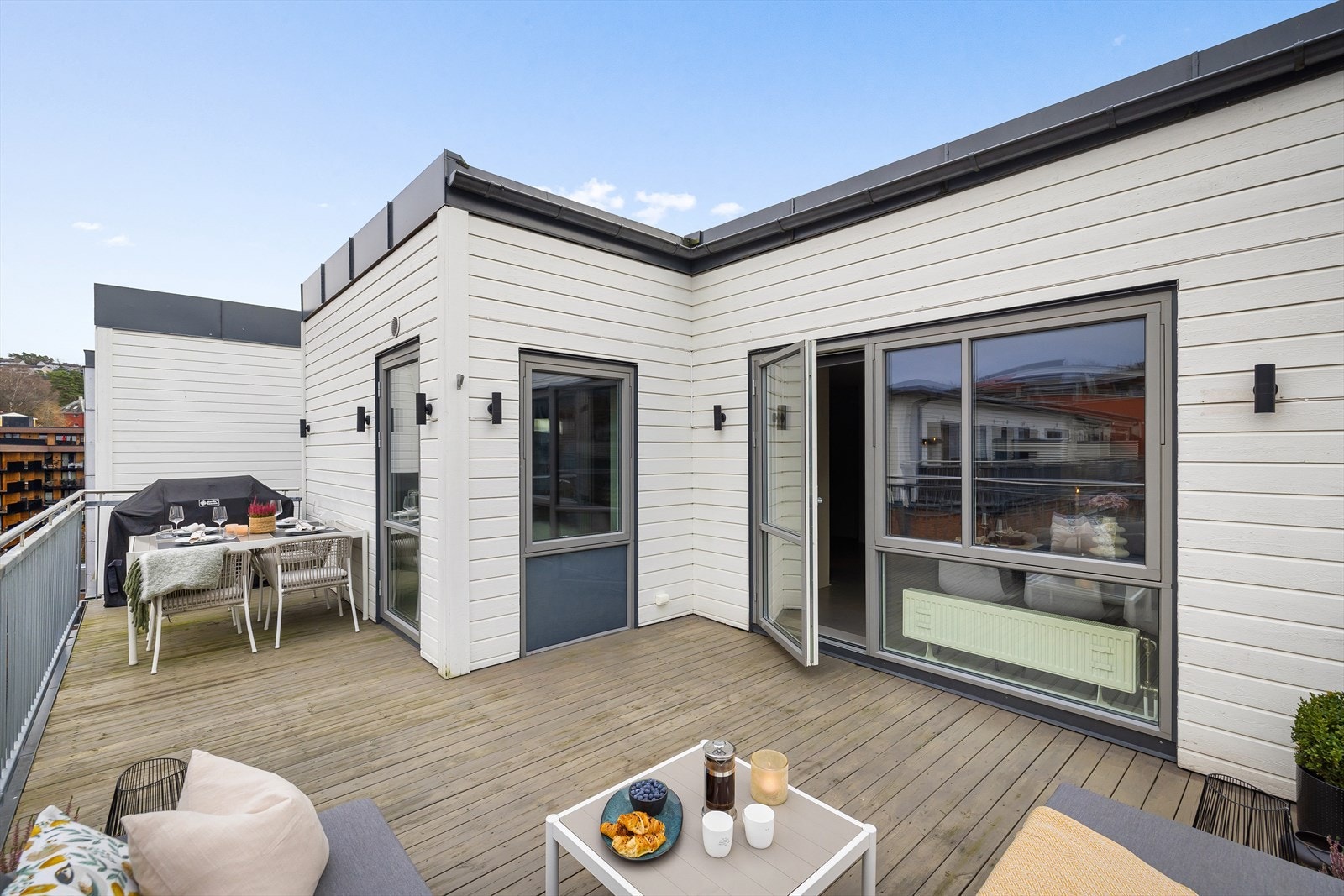 Dette er en flott forlengelse av stuen store deler av året. Galleribilde