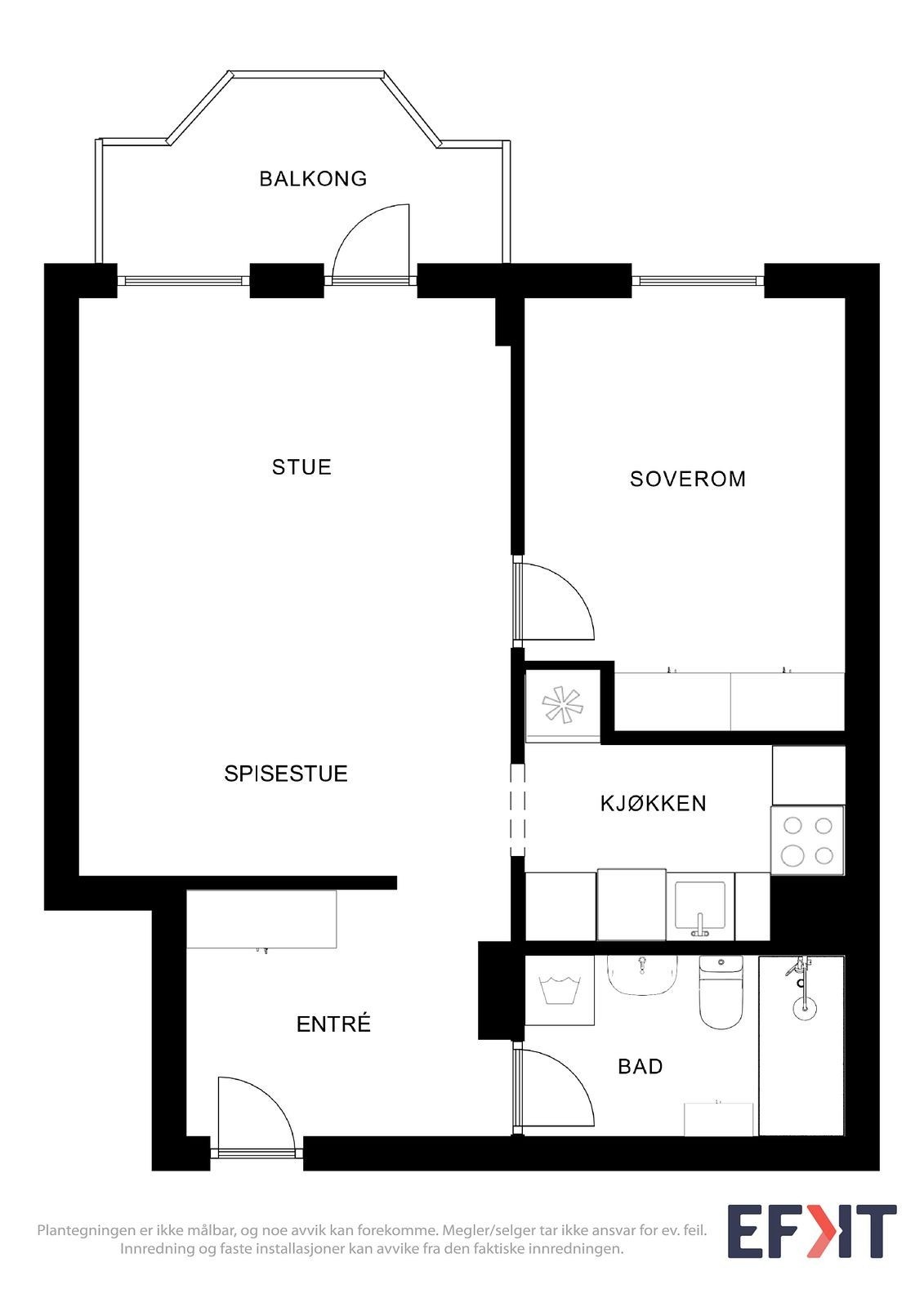 Planskisse Galleribilde