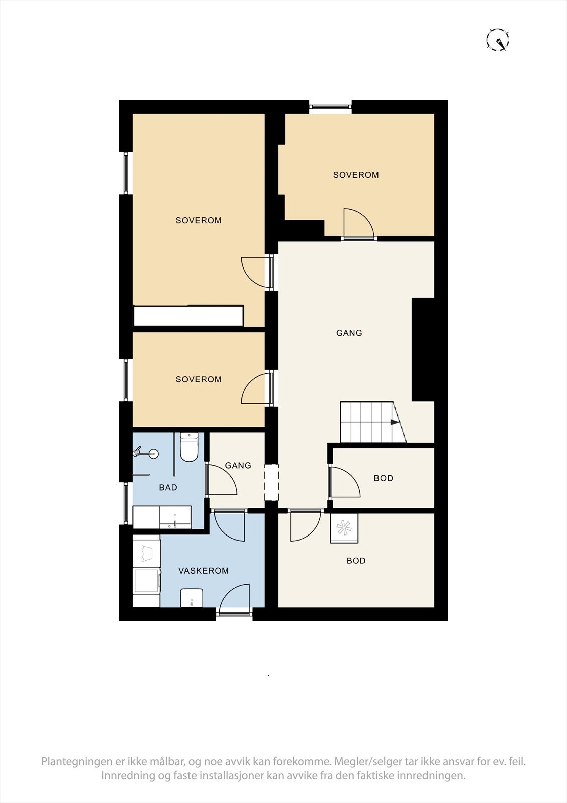 Planskisse underetasje. Galleribilde