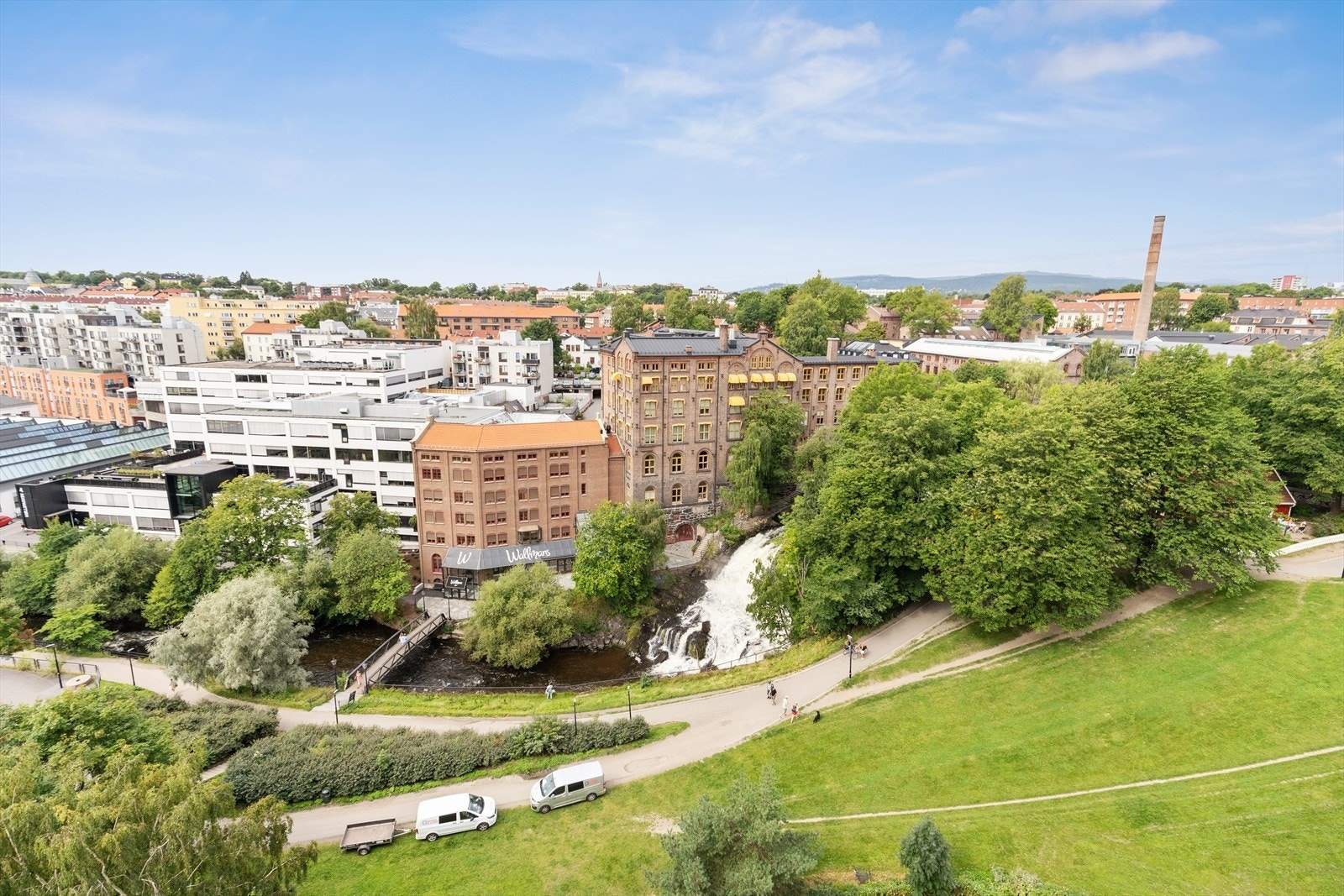 Grøntområder ved Akerselven - Turstier Galleribilde
